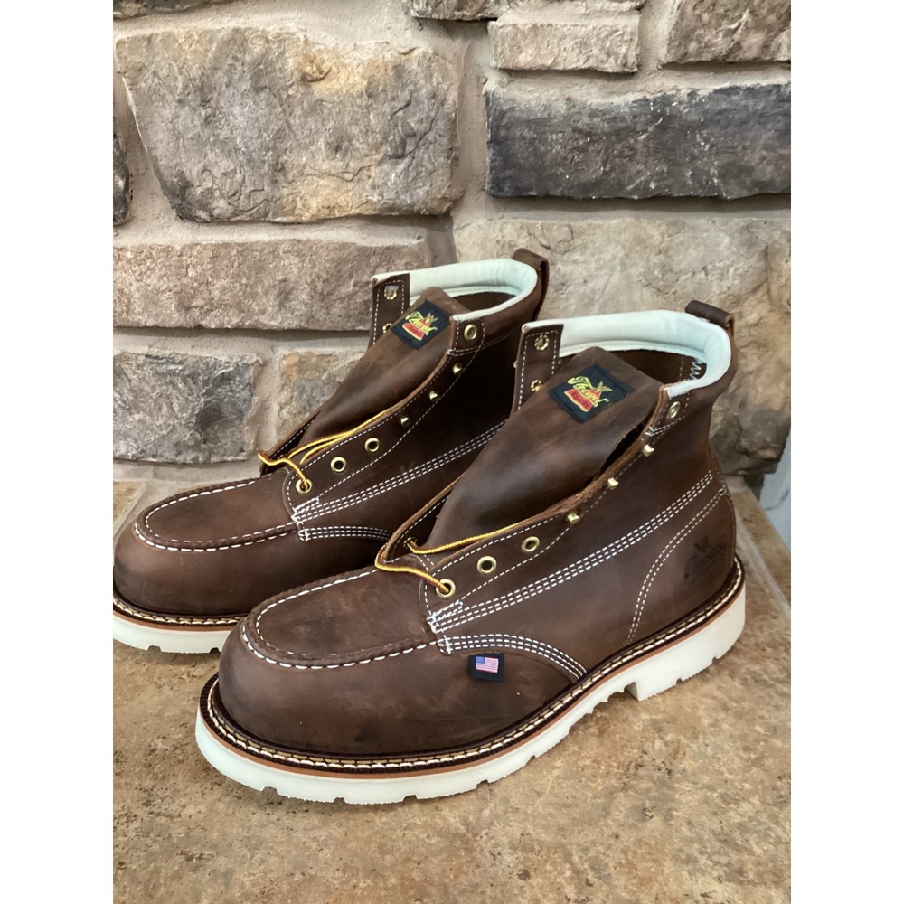 Thorogood American Heritage 6" Steel Toe Men Crazy Horse Boots 11.5 804-4375 New